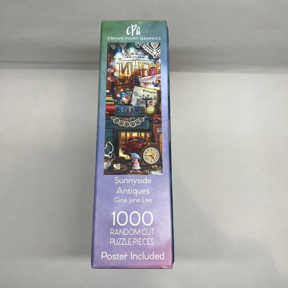 Crown Point Graphics Sunnyside Antiques 1000 Piece Jigsaw Puzzle By Gina Lee - Picture 6 of 6